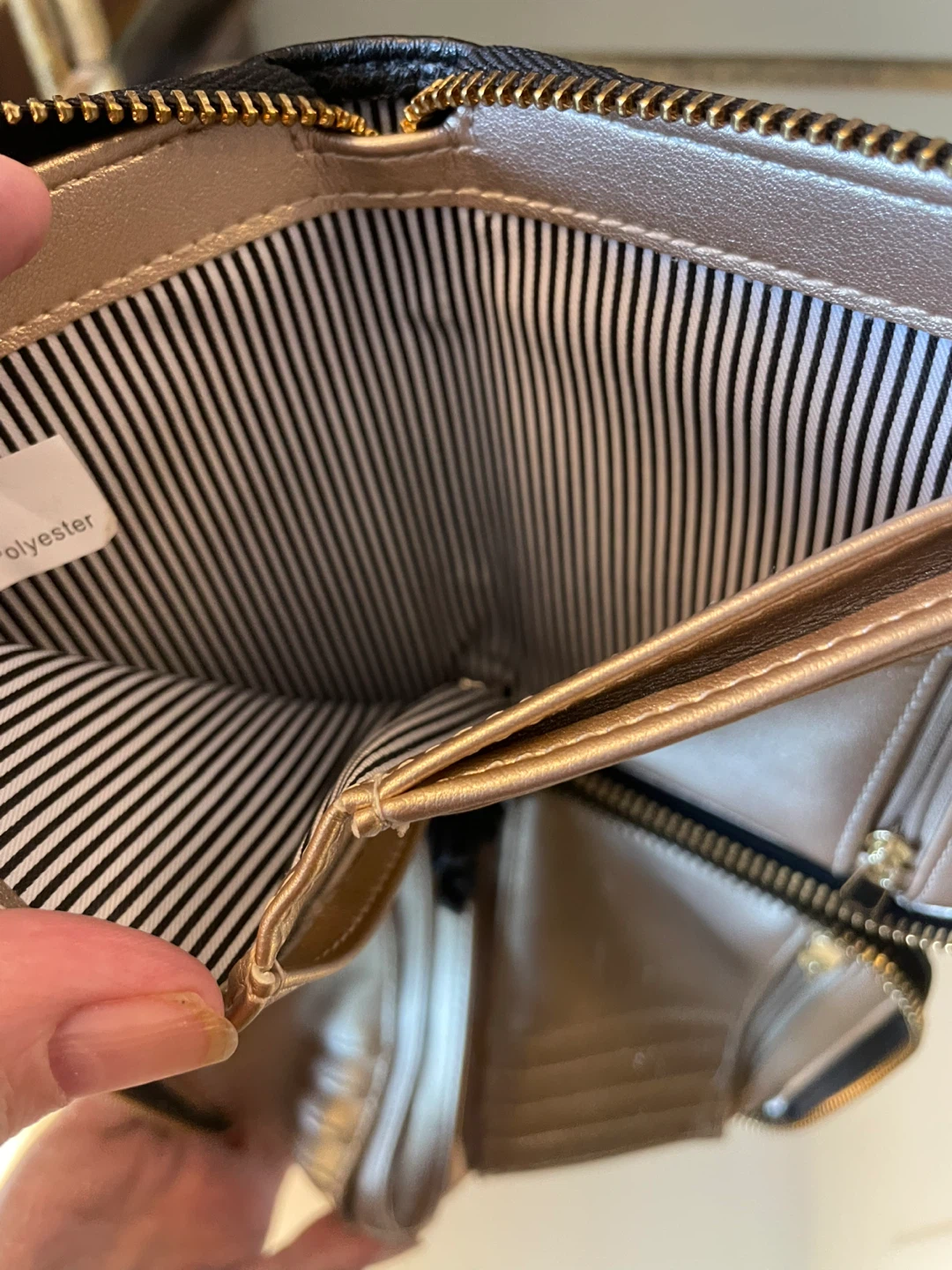 Louenhide Black  Vegan Leather Zip Around Wallet - photo 4