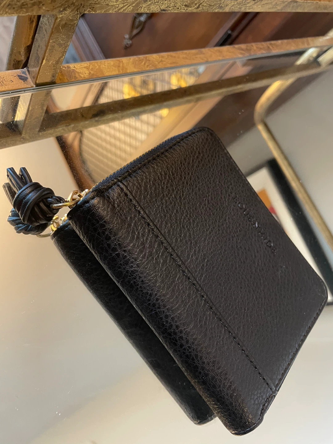 Louenhide Black  Vegan Leather Zip Around Wallet - photo 2
