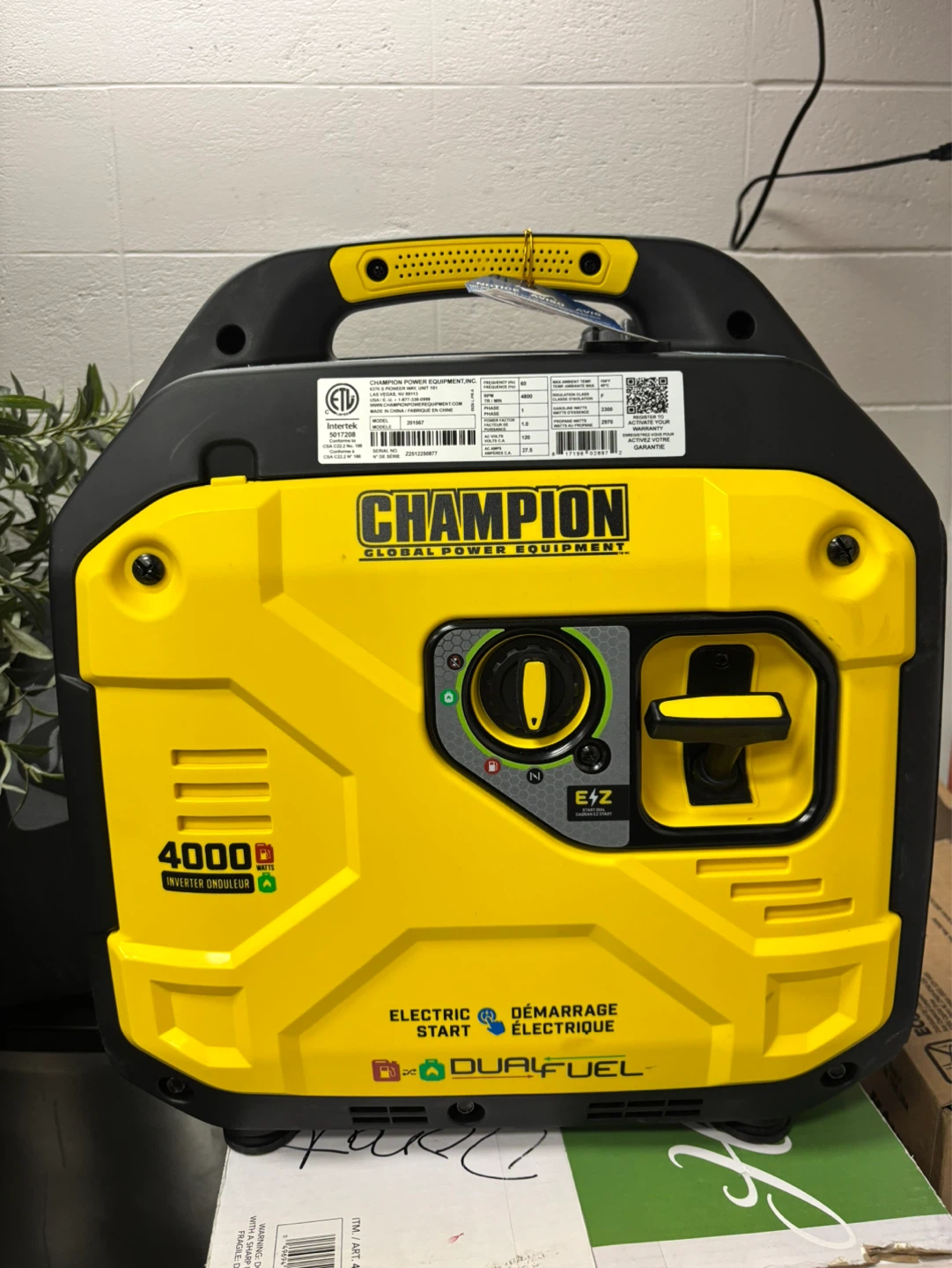 Champion 4000 Watt Dual Fuel Inverter Generator - photo 3