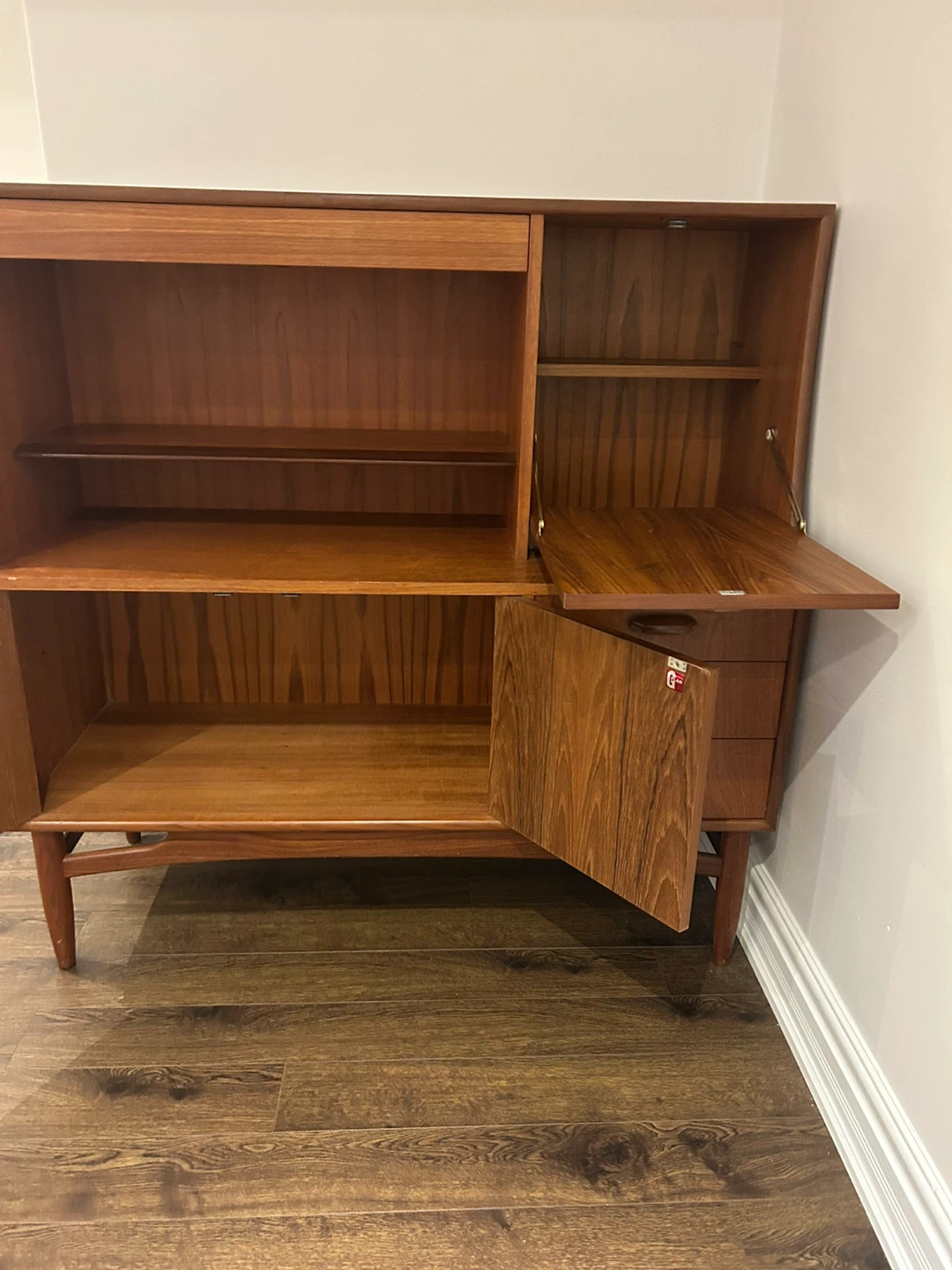 Solid teak dinette/bar