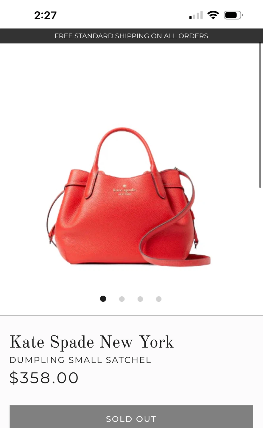 Kate Spade New York Teal Leather Dumpling Small Satchel Bag - photo 3