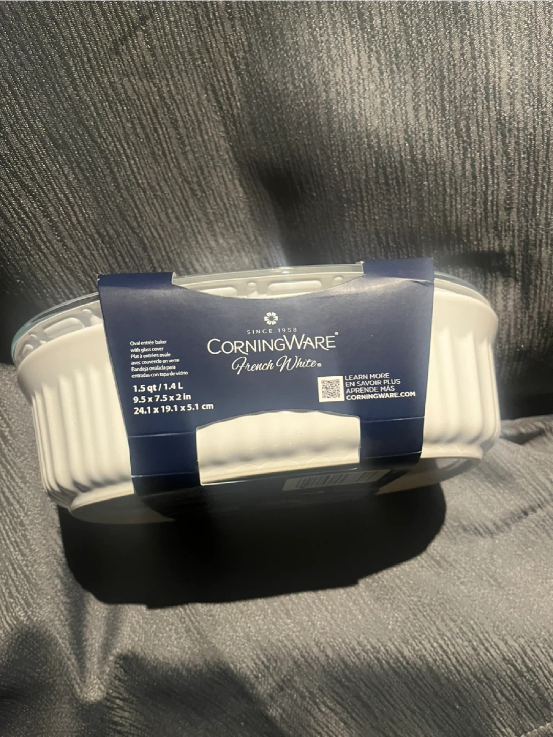 CorningWare French White 2-Piece Baking Dish Set - photo 2