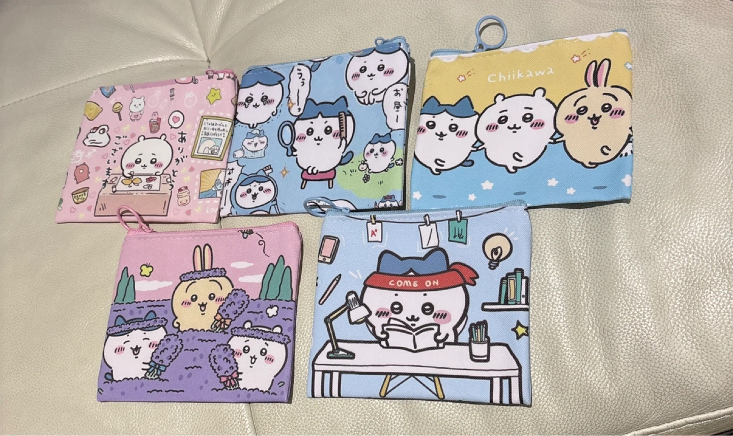Chiikawa Coin Purse Pouch Set