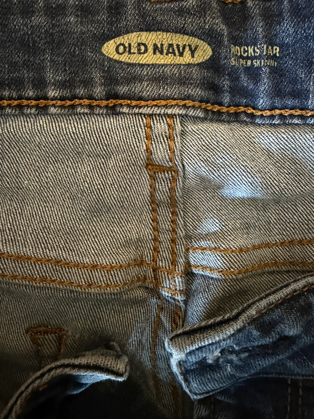 Old Navy Rockstar Super Skinny Jeans - Blue - photo 3