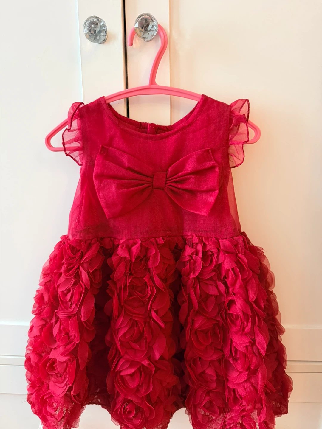 Red Baby Dress with Bow