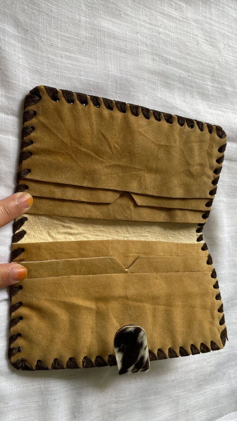 Cowhide Leather Clutch Wallet - photo 4