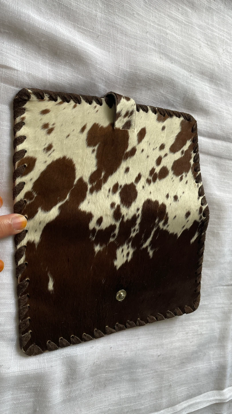 Cowhide Leather Clutch Wallet - photo 2