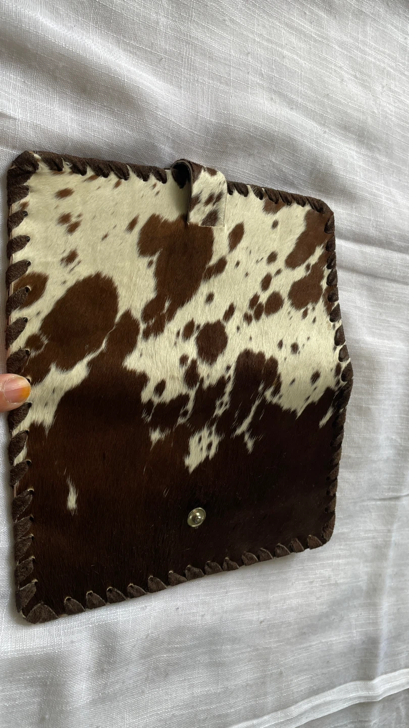 Cowhide Leather Clutch Wallet - photo 3