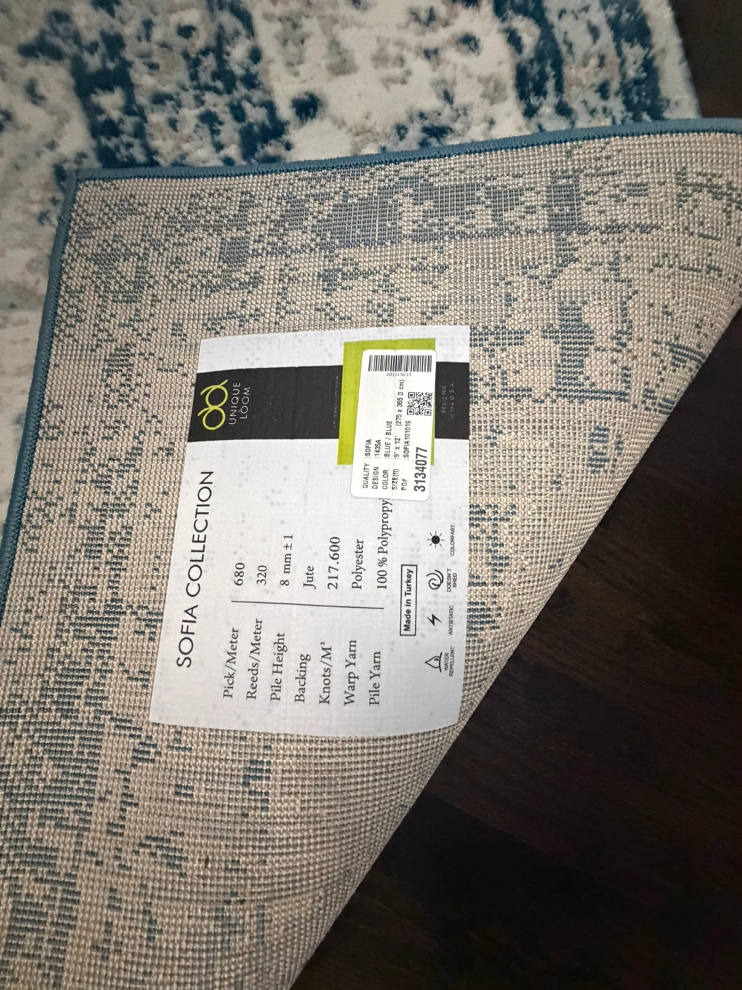 Unique Loom Sofia Collection Area Rug