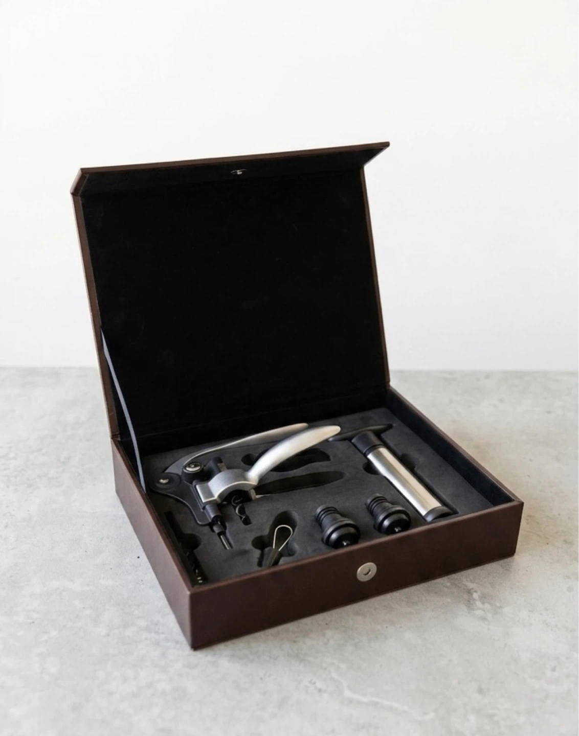 Leather Wine Gift Set and Tools