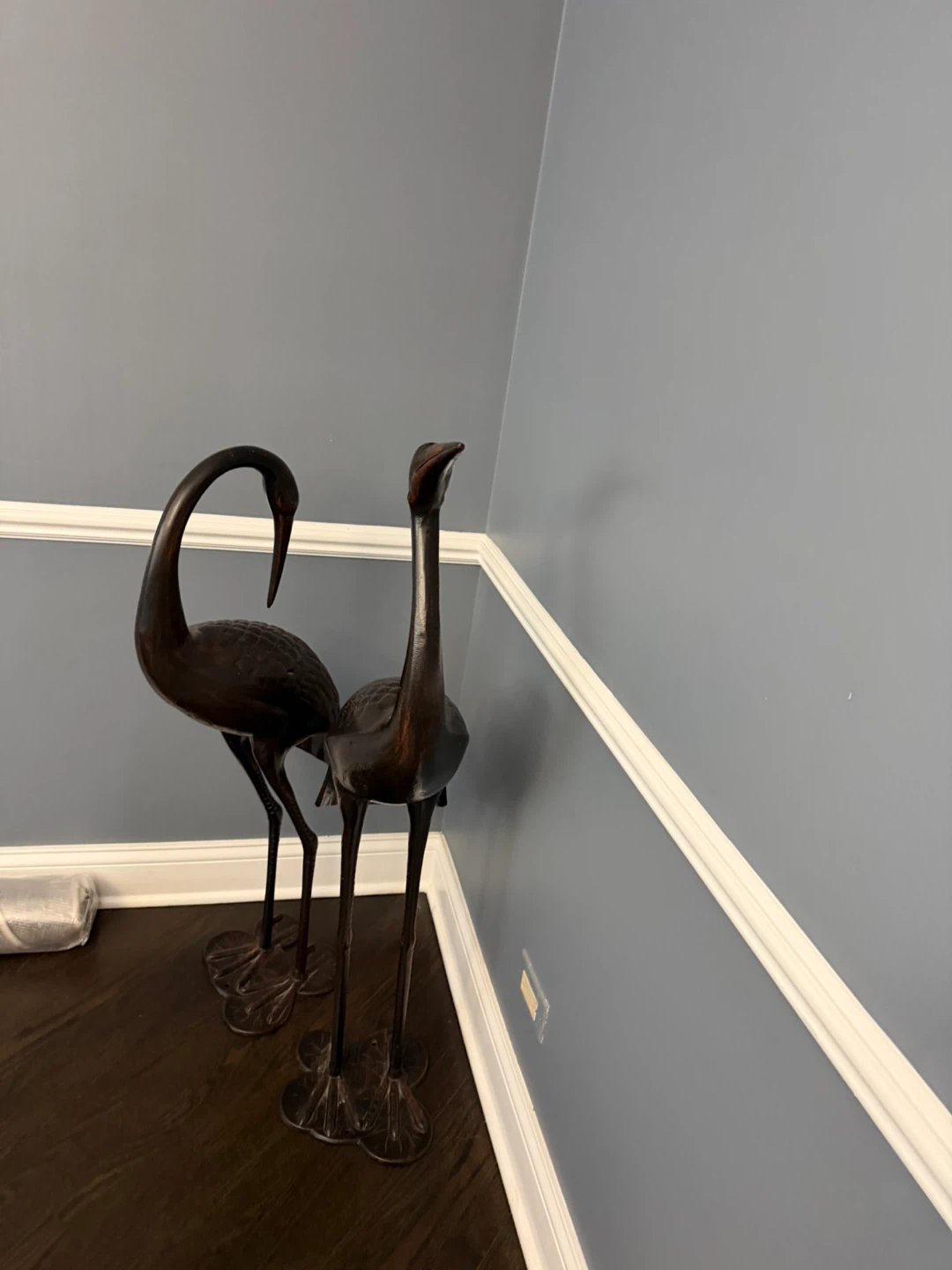 Set of 2 Decorative Wooden Cranes - photo 2