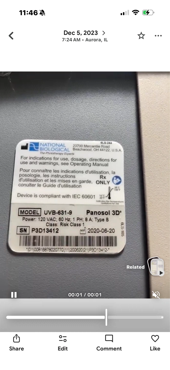 National Biological Panosol 3D UVB-631-9 Tanning Bed - photo 2