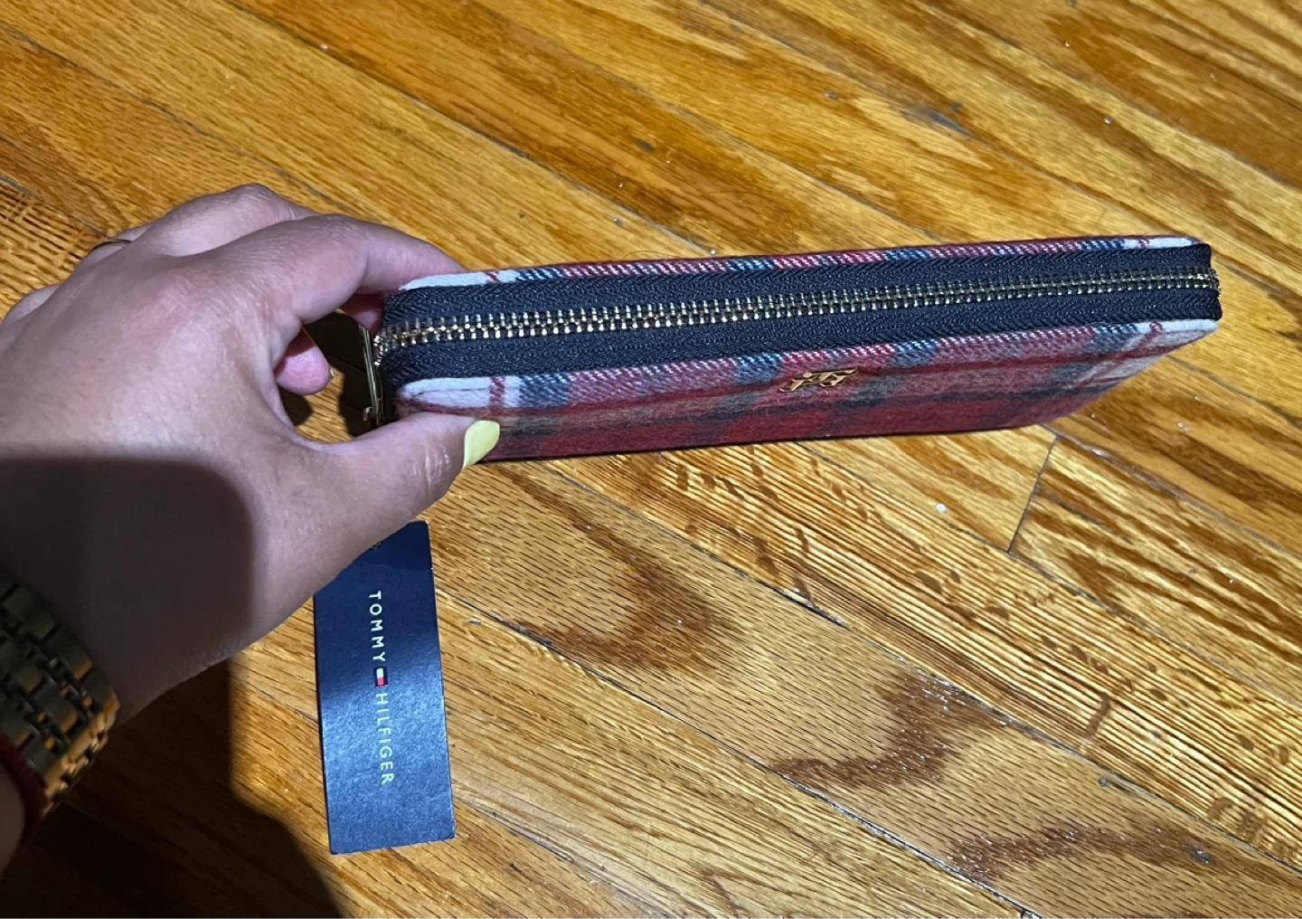 Tommy Hilfiger Plaid Zip Around Wallet - photo 4