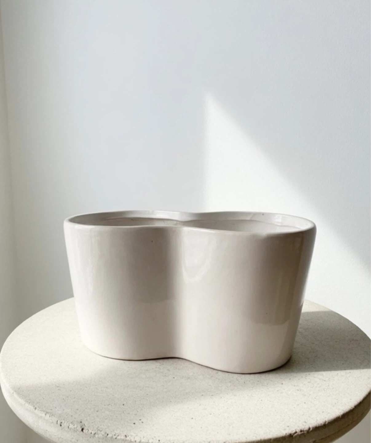 Wavy Modern Ceramic Planter
