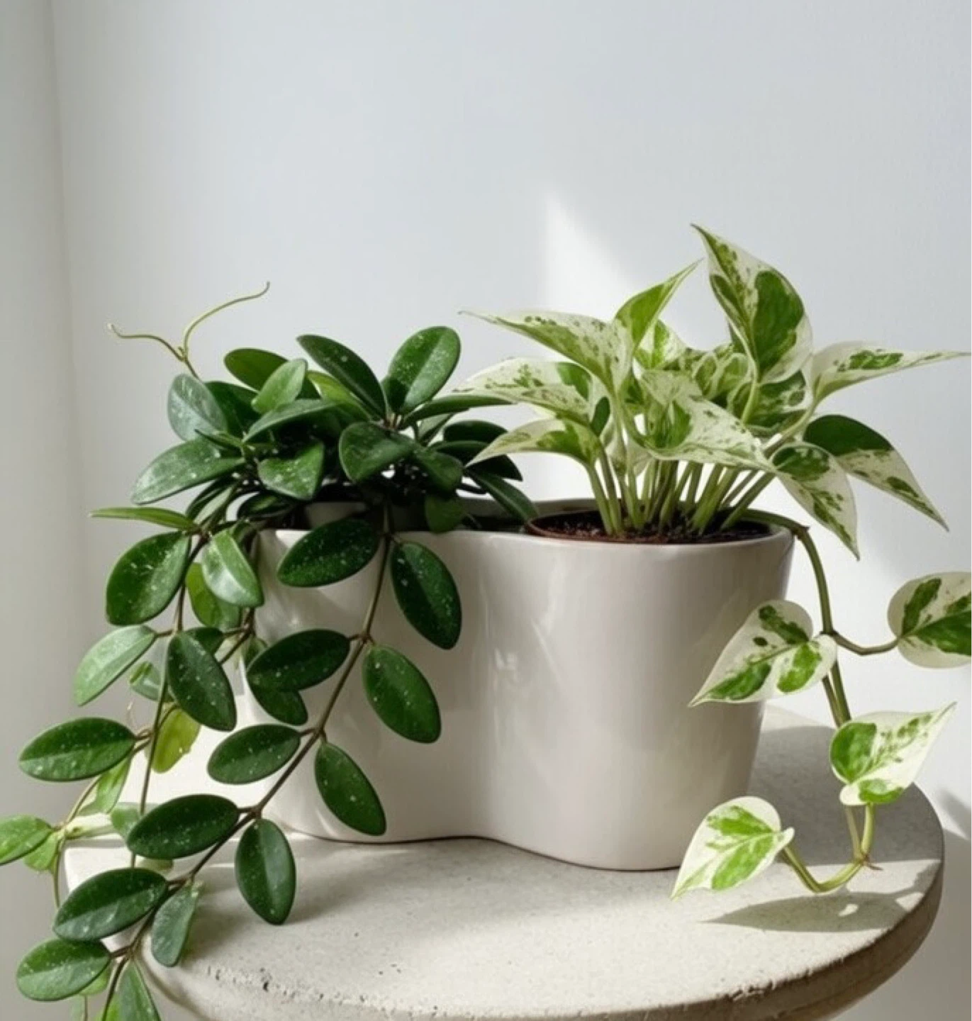 Wavy Modern Ceramic Planter - photo 2