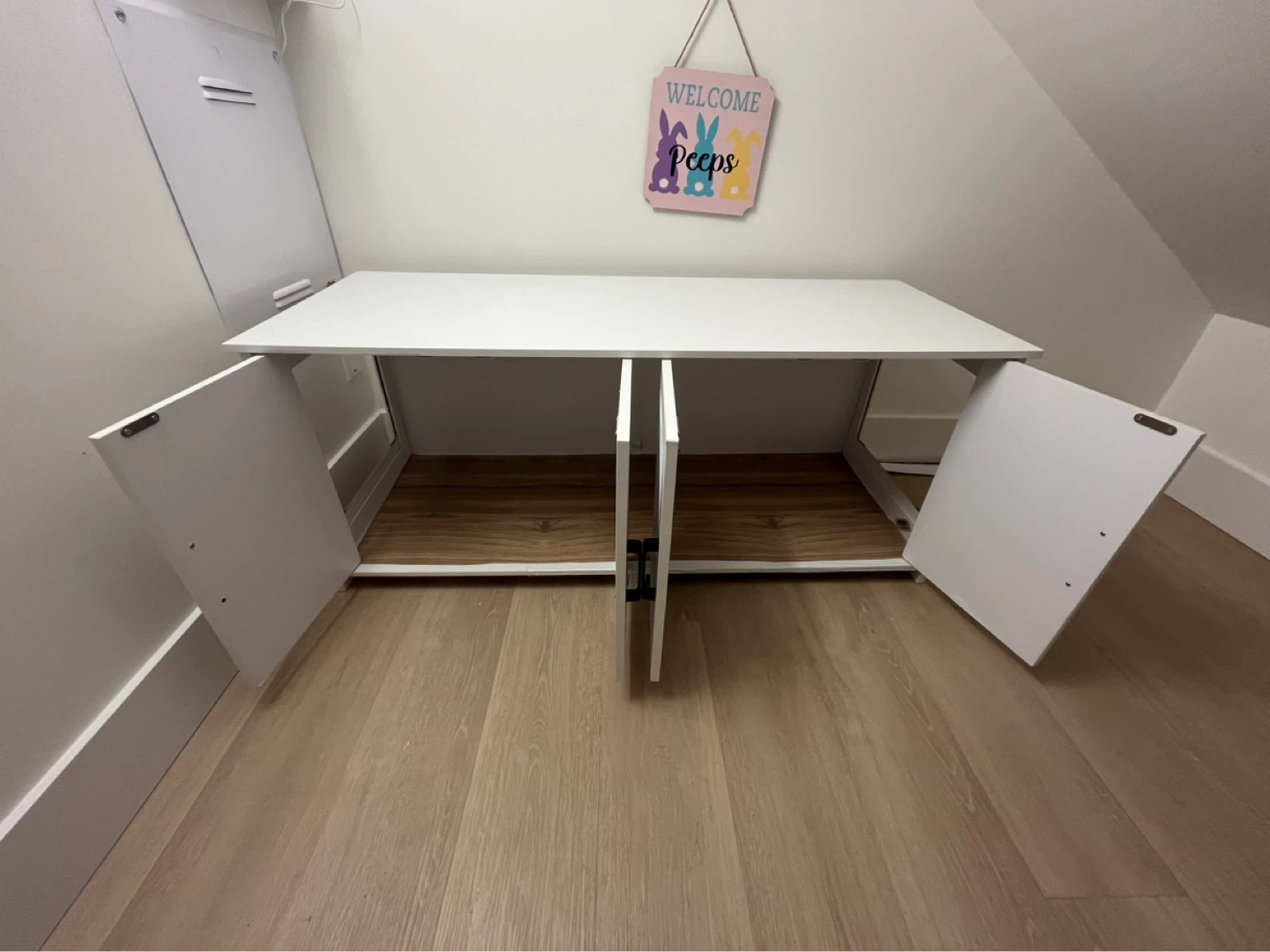 Double Cat Litter Box Enclosure - photo 2