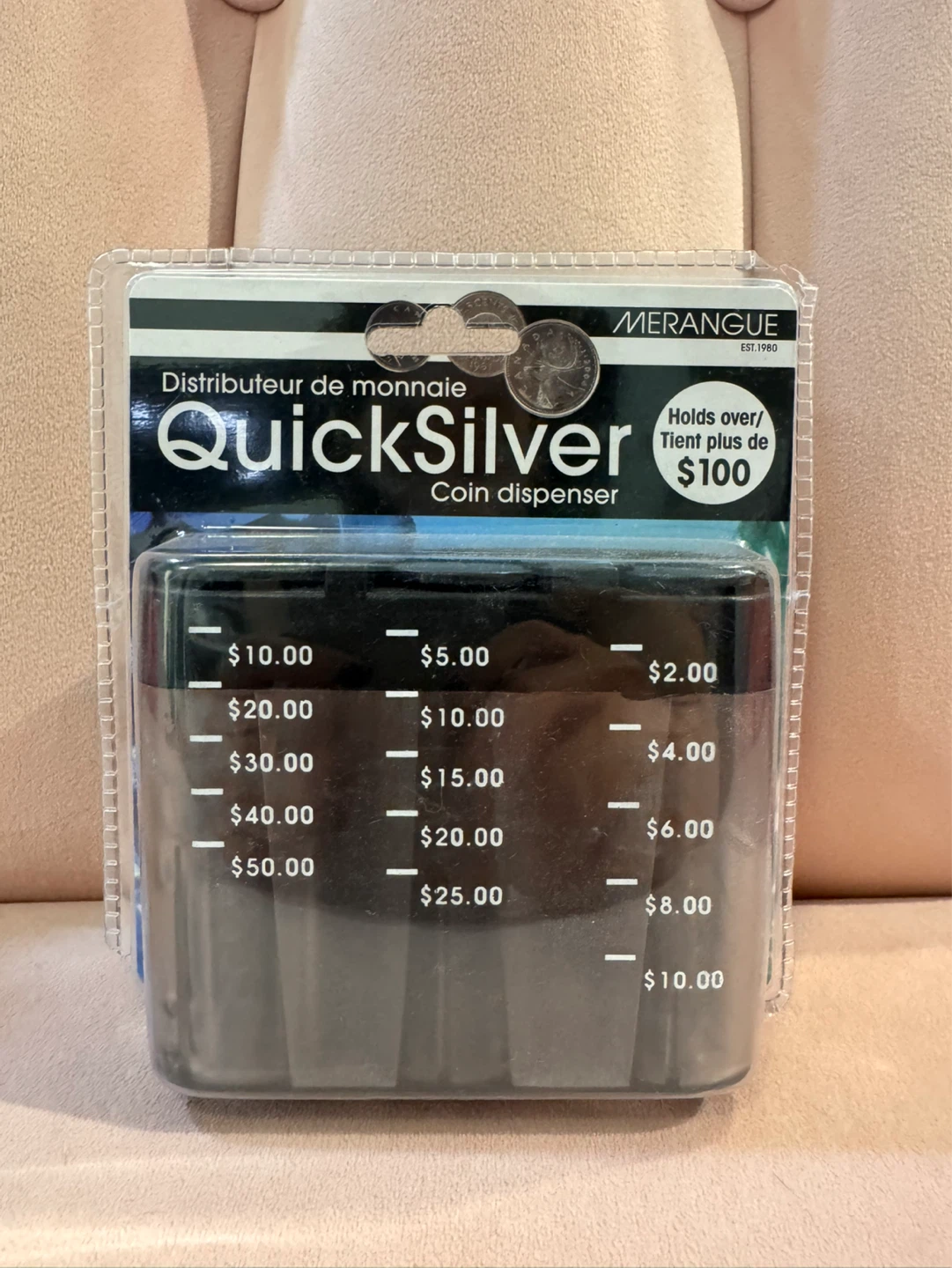 Merangue Quicksilver Coin Dispenser