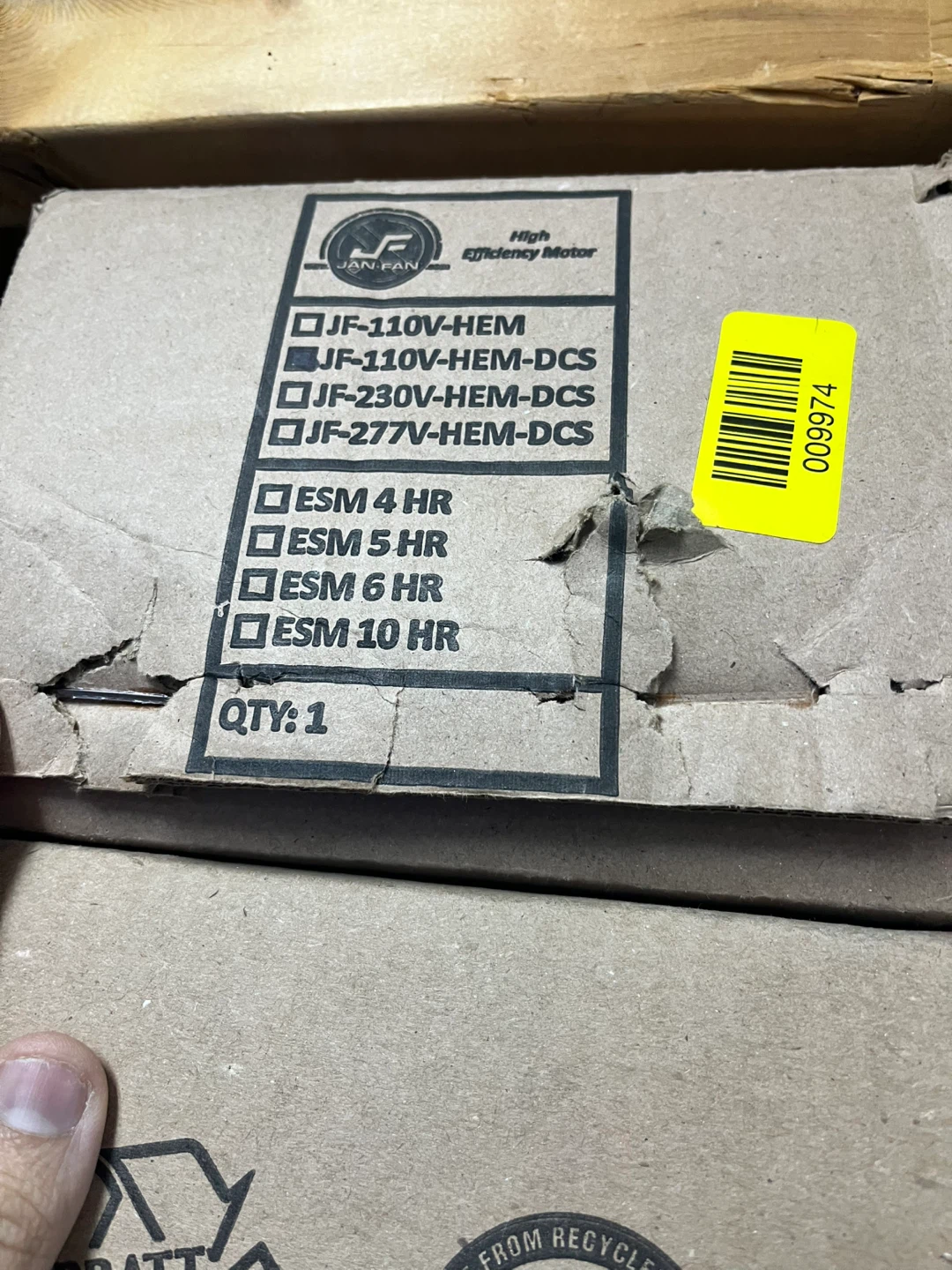 Jan Fan JF-110V-HEM-DCS Motors - 4 Available - photo 2