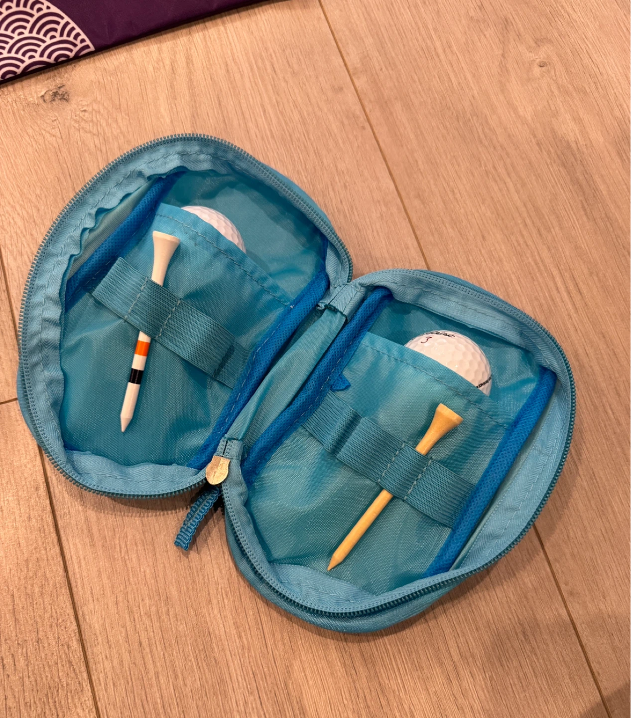 Golf Tees and Ball Holder Case