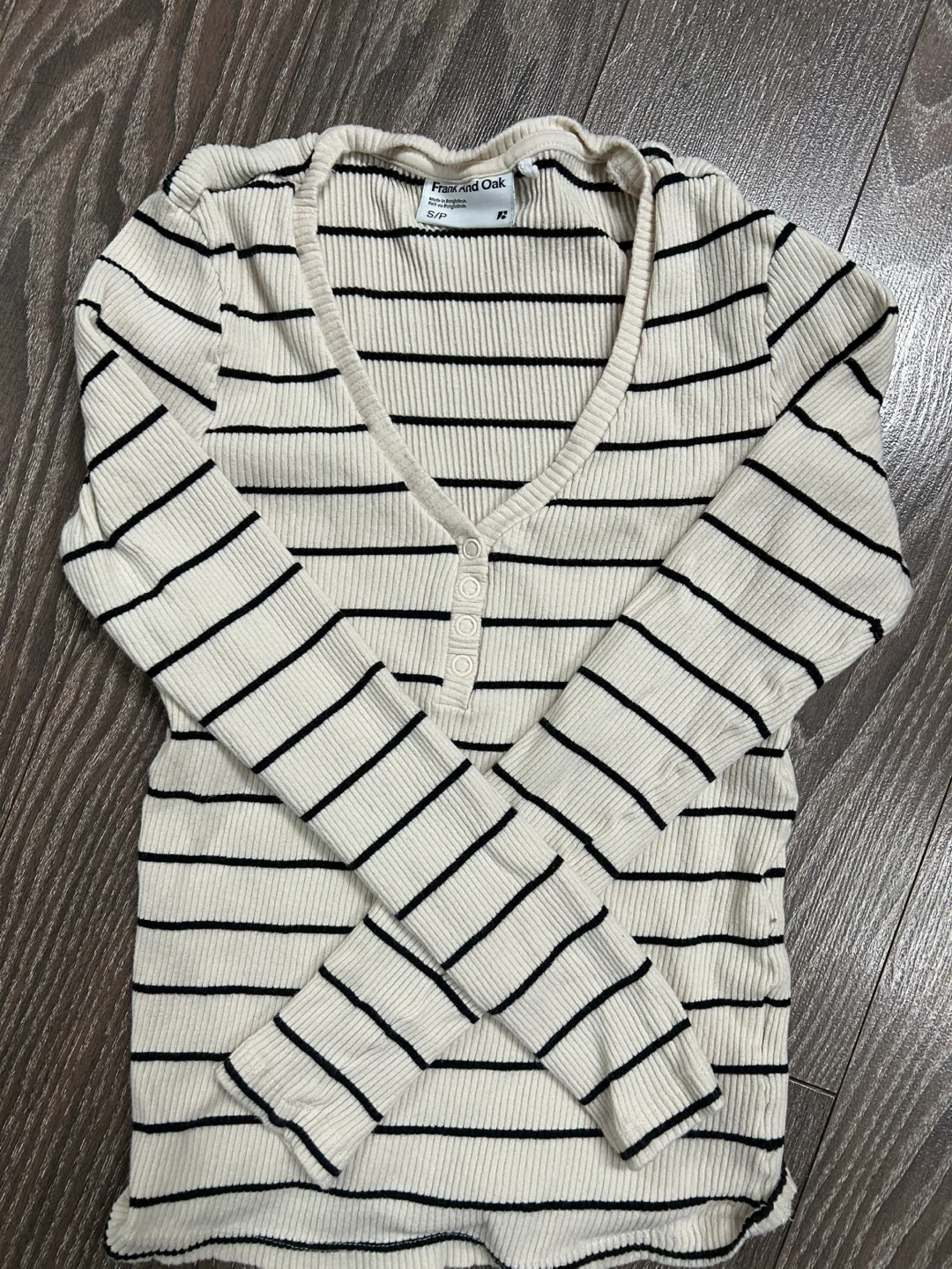 Frank & Oak Striped Long Sleeve