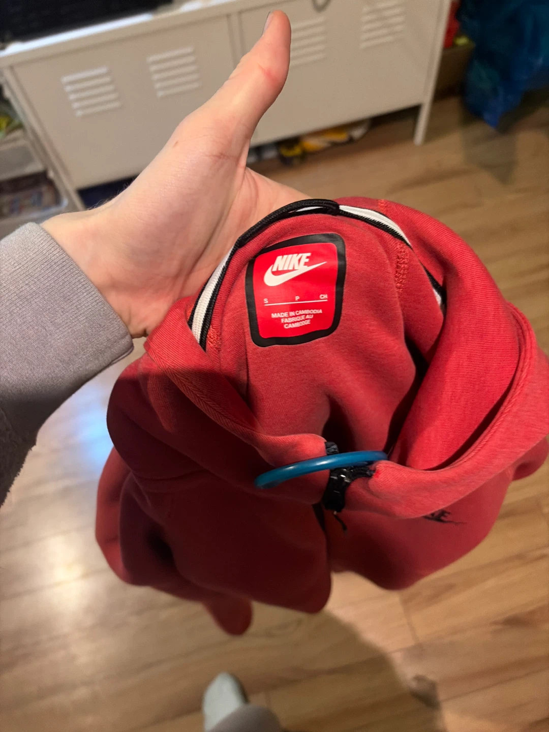 Nike Tech Fleece Hoodie Red Size S - photo 3