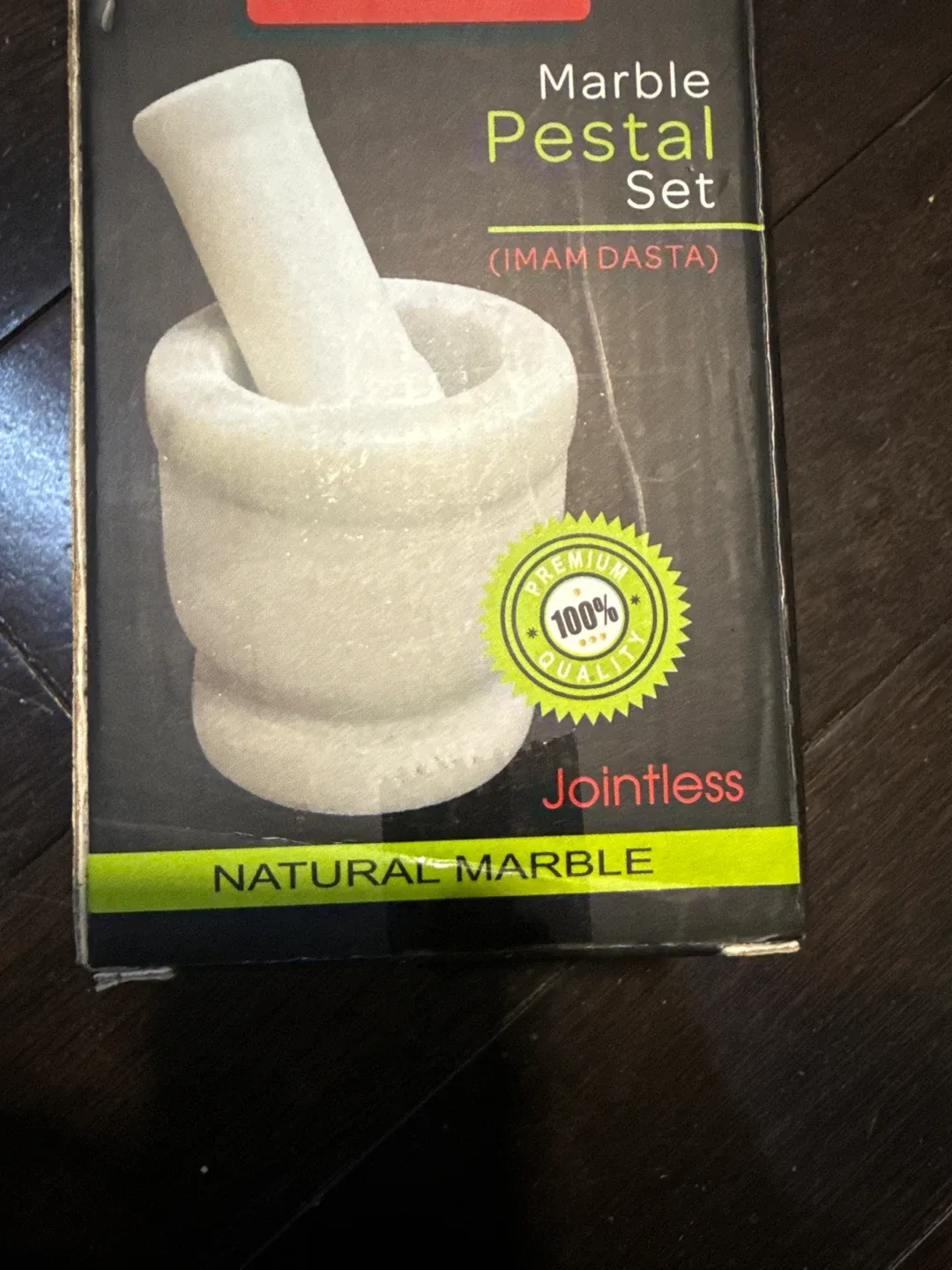 Natural Marble Mortar and Pestle Set