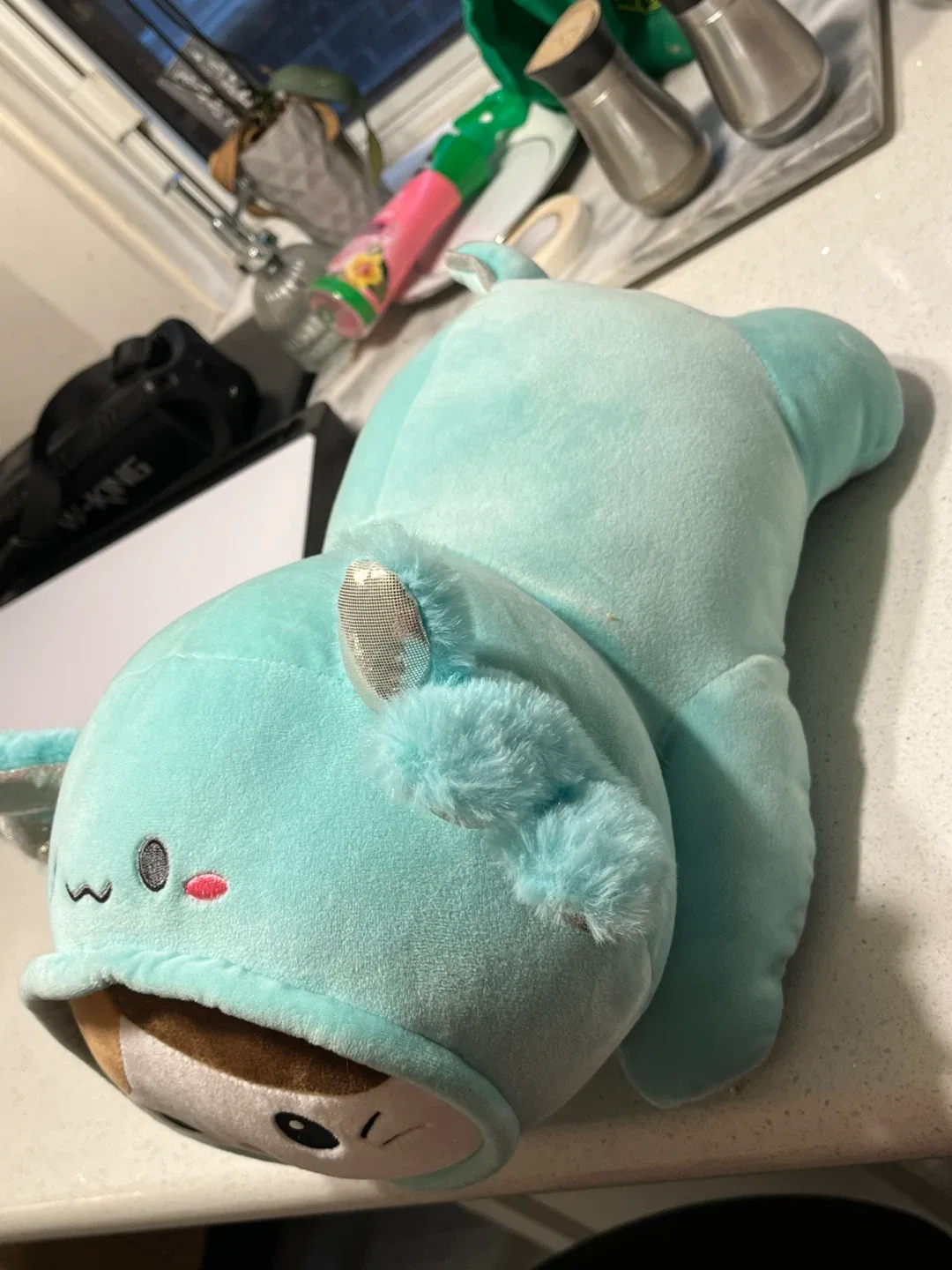Axolotl cat plushie - photo 3
