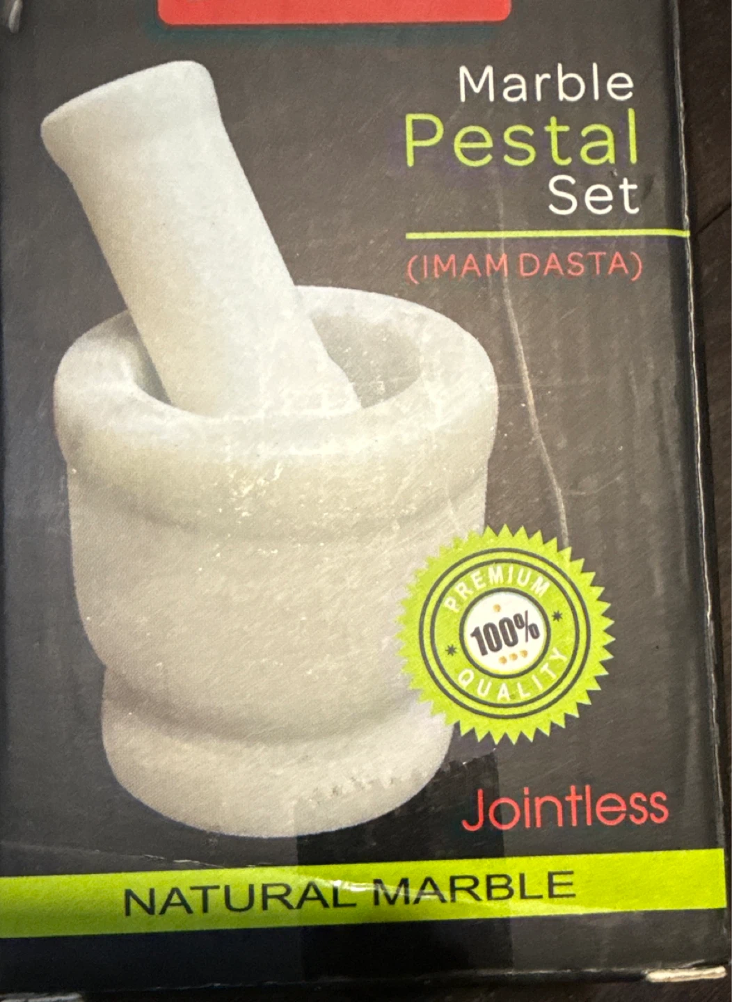 Natural Marble Mortar and Pestle Set - photo 4