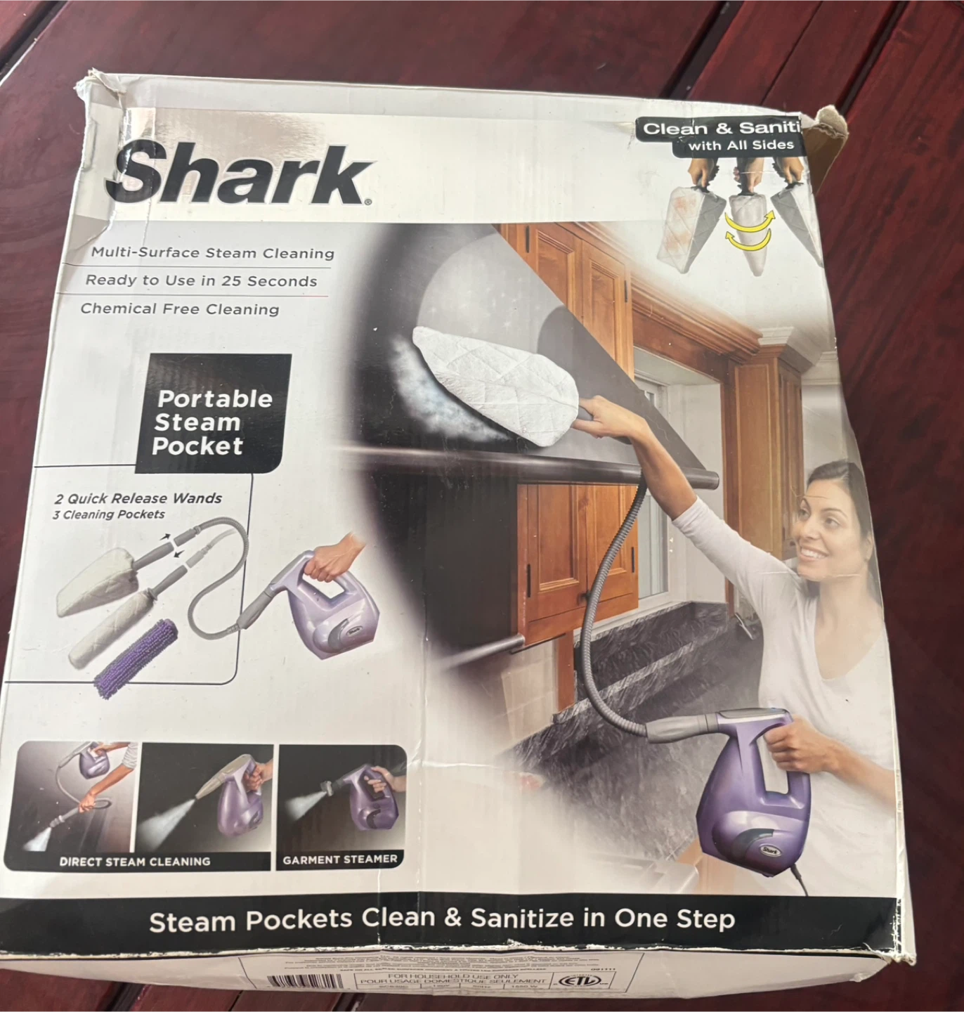 Shark Portable Steam Pocket System Multi-Surface Steam Cleaner - photo 3