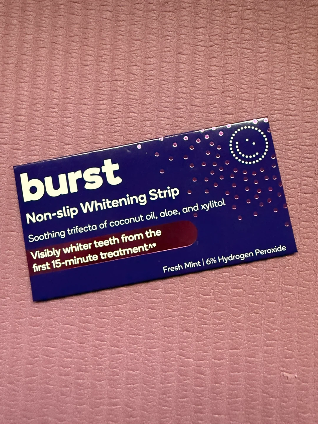 Burst Non-slip Whitening Strip - Fresh Mint