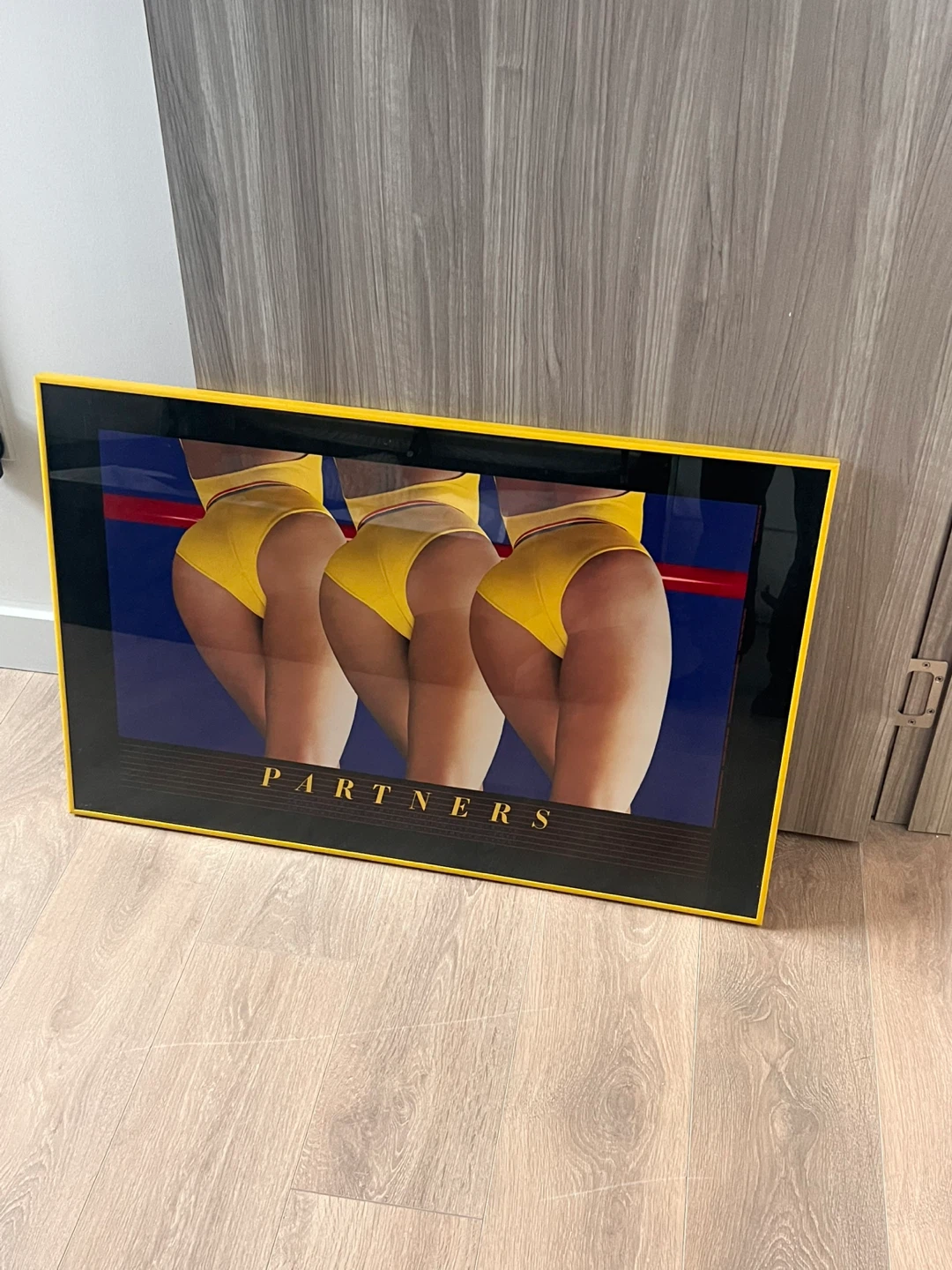 1980s Partners Film Company Framed Poster
