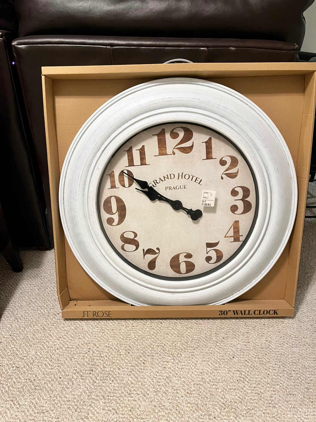 JT Rose 30" Wall Clock - Grand Hotel Prague