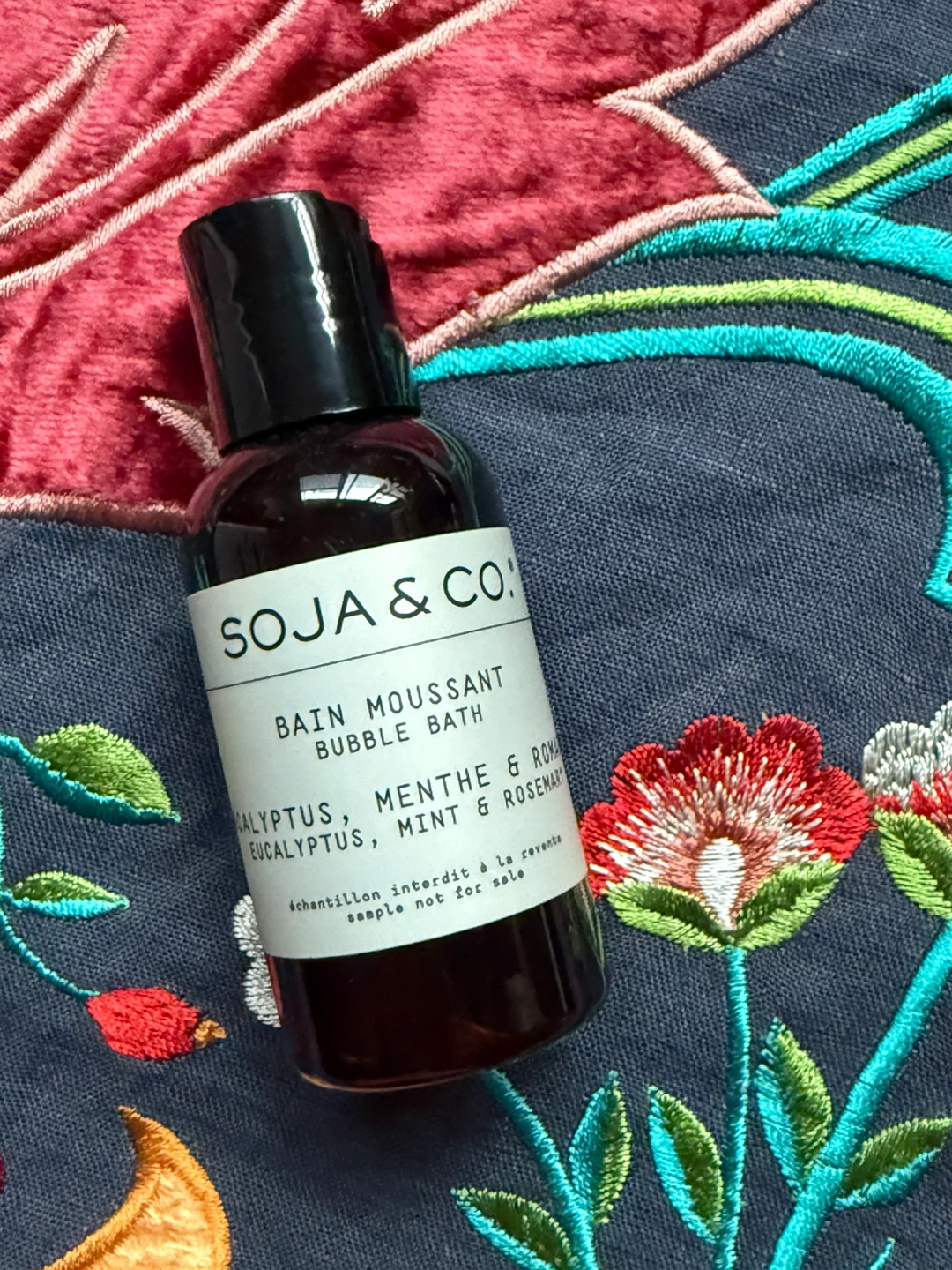 SOJA & CO. Bubble Bath - Eucalyptus, Mint & Rosemary Sample
