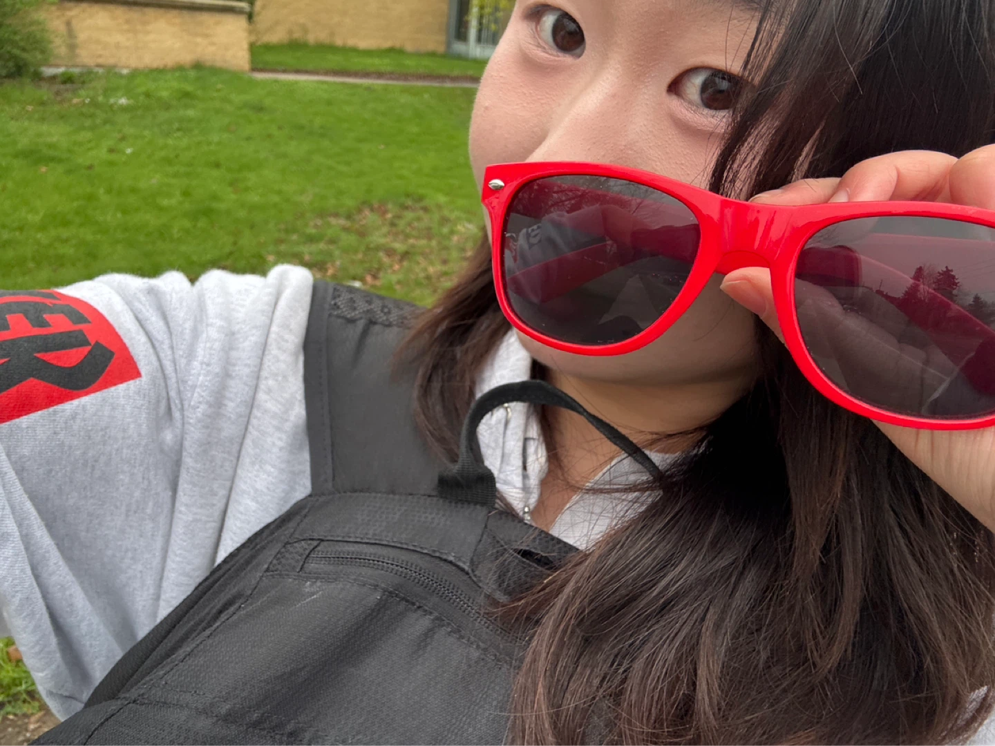Red Wayfarer Style Sunglasses - photo 2