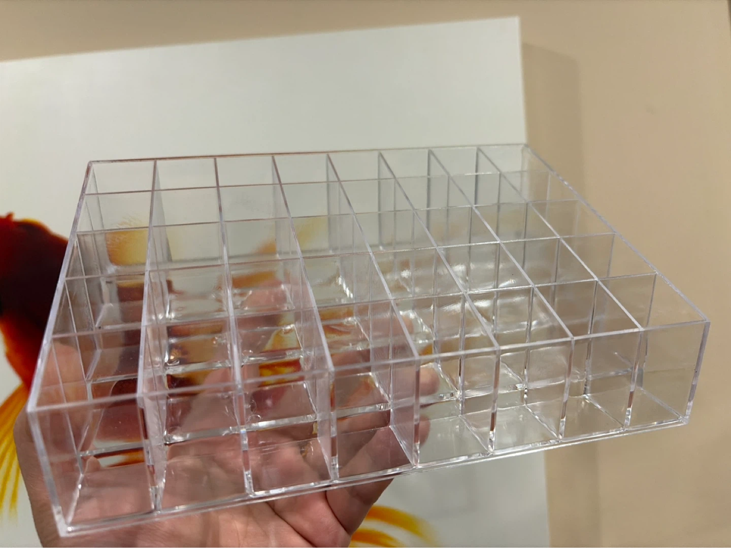 Clear Acrylic Lipstick Holder Organizer