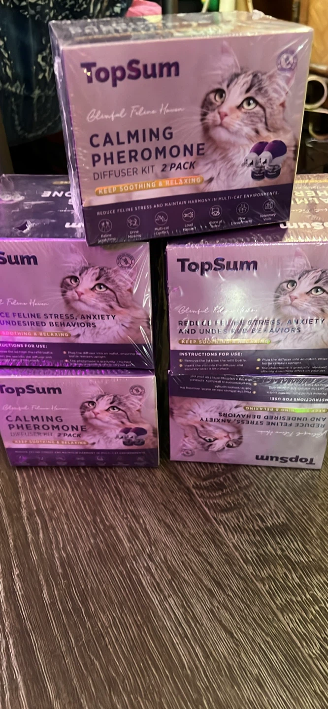 TopSum Calming Pheromone Diffuser Set | Bulk 10-Unit Supply