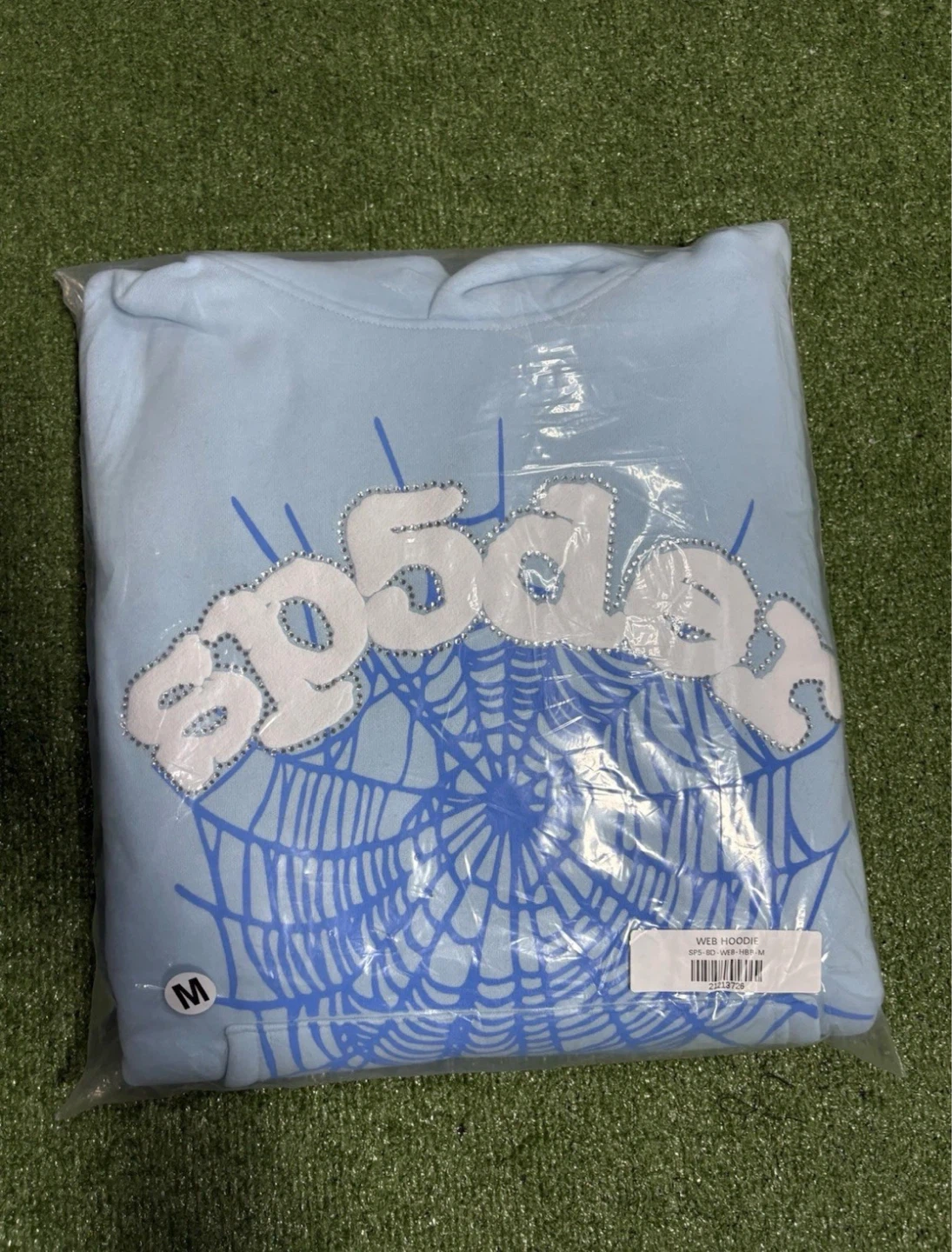 Spider Worldwide Hoodie Light Blue Size M - photo 5