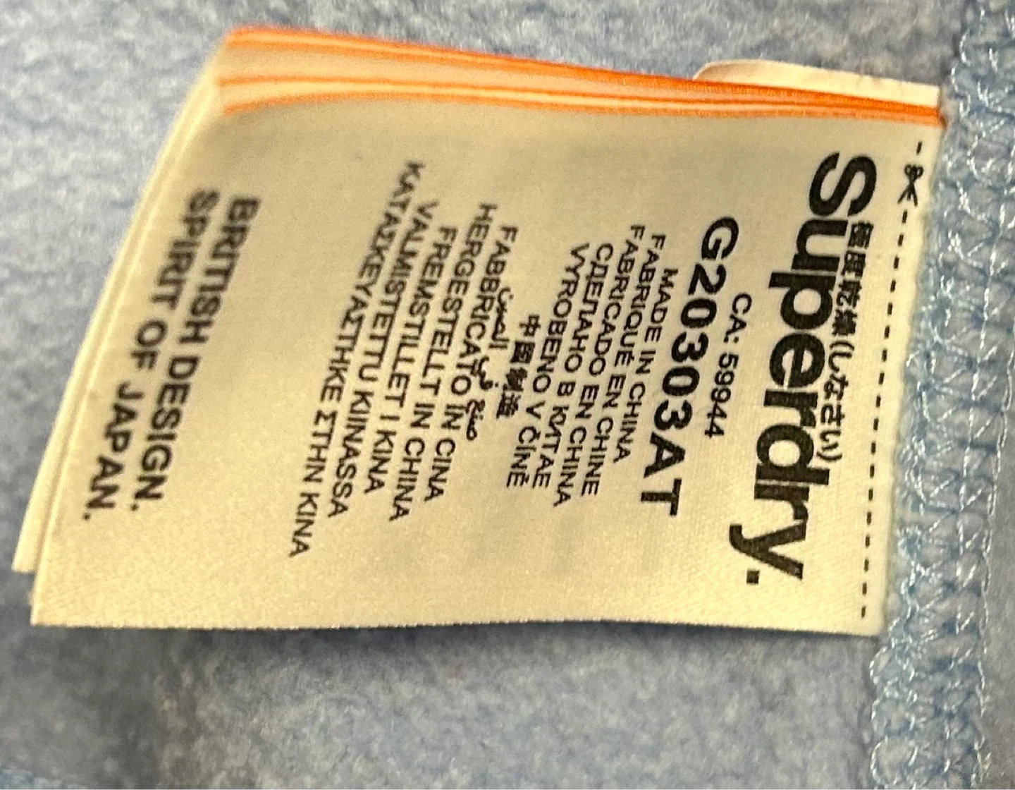 Superdry Blue Zip-Up Hoodie - photo 5