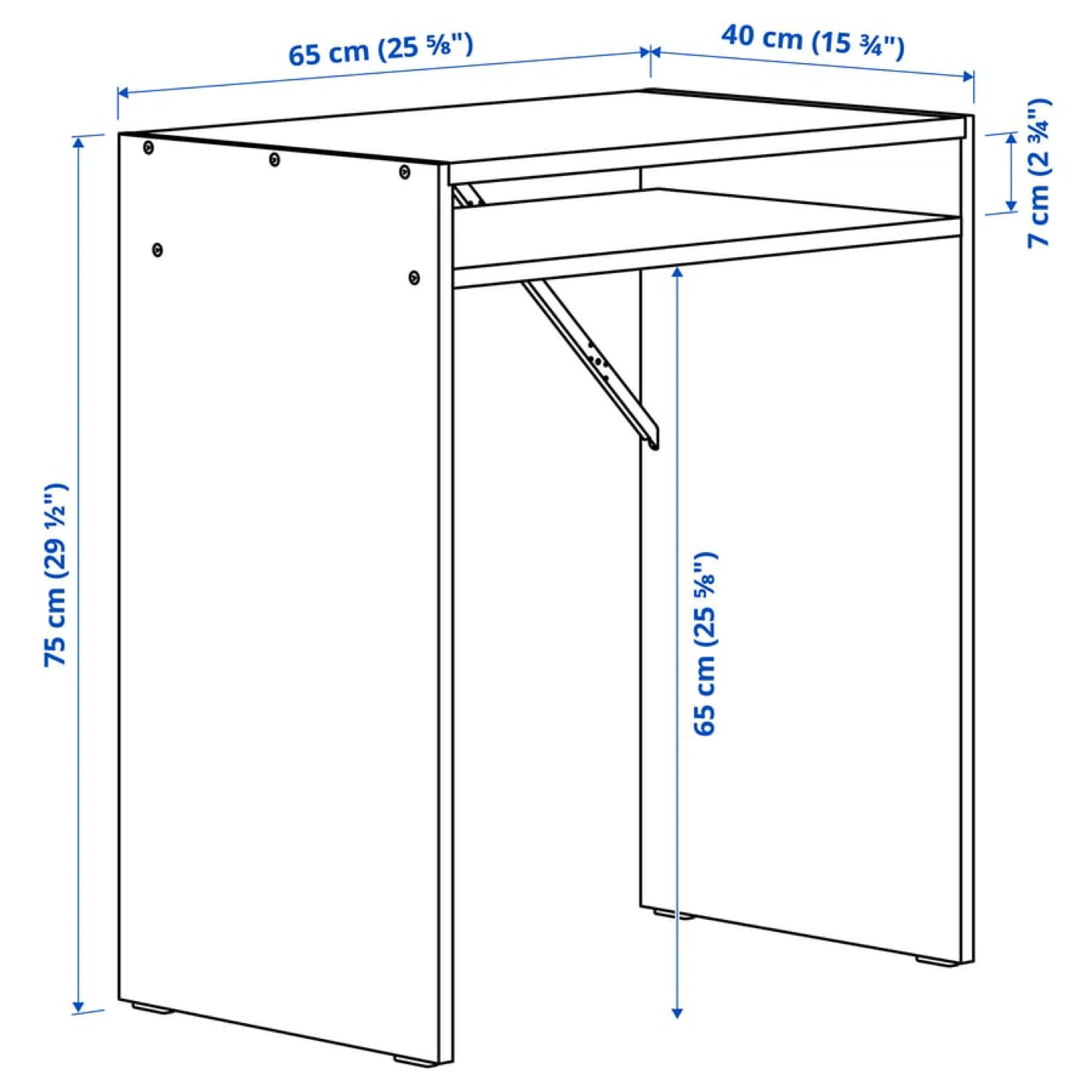 IKEA TORALD Desk – White - photo 2