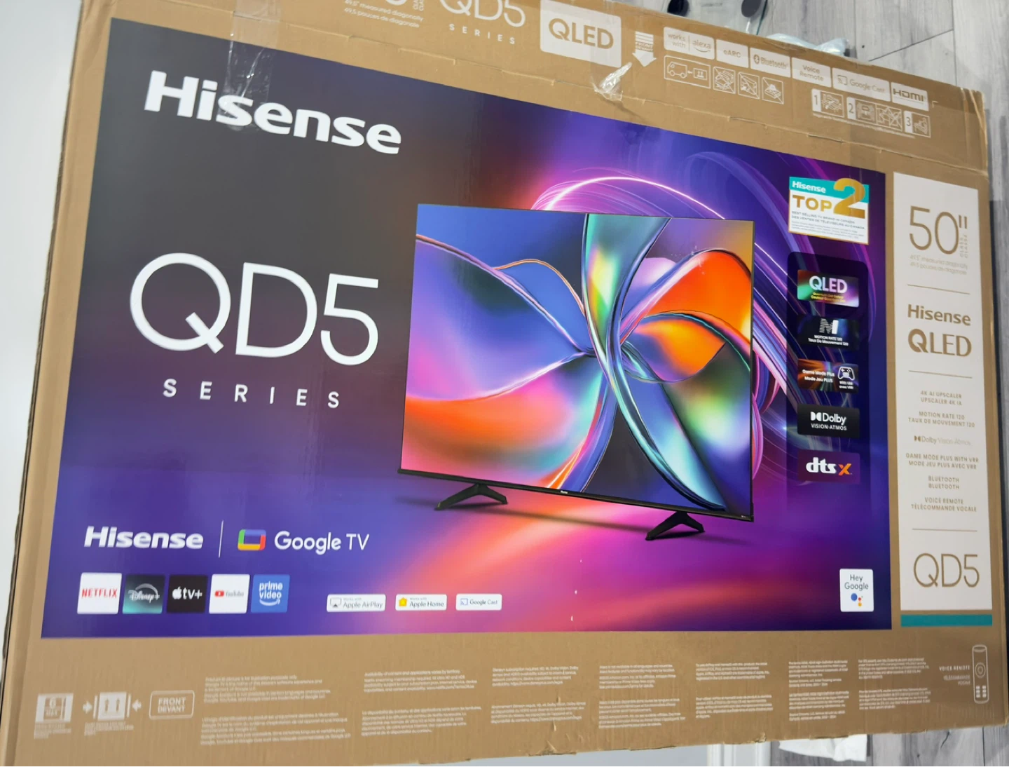 Hisense 50" QLED QD5 Series Google TV - photo 2