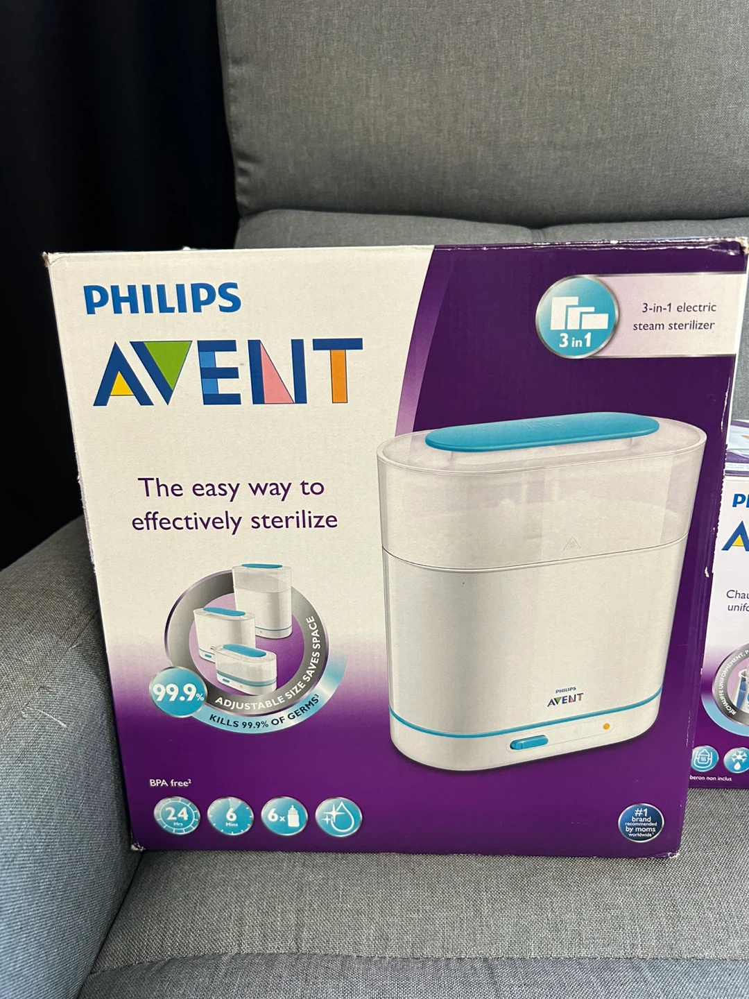 Philips Avent 3-in-1 Electric Steam Sterilizer - photo 2