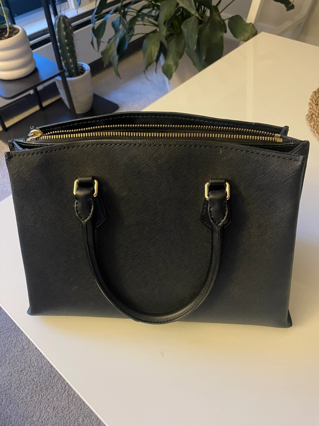 Michael Kors Black Leather Satchel Handbag - photo 5