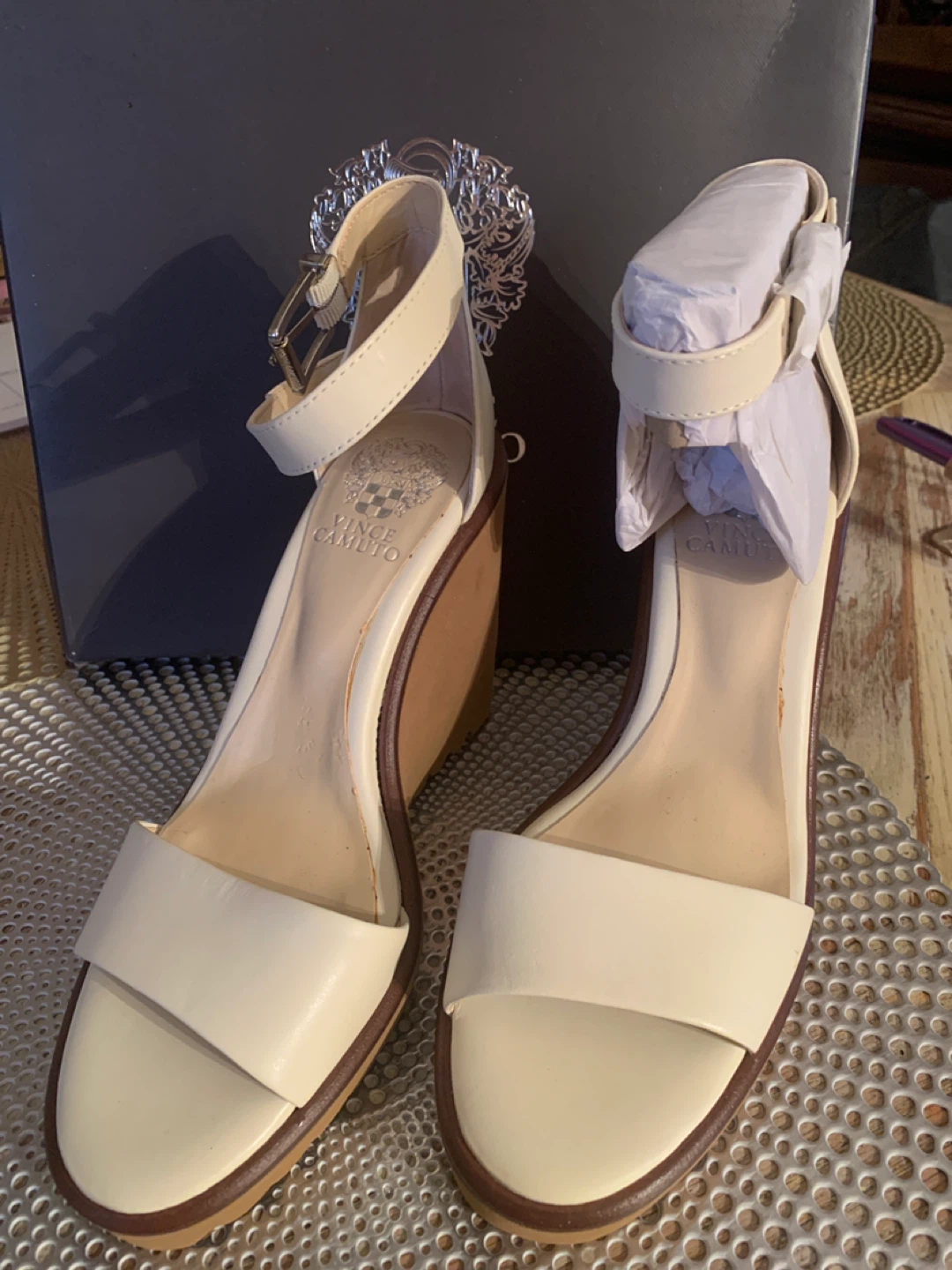 Vince Camuto   Wedge Sandals - Size 8.5M
