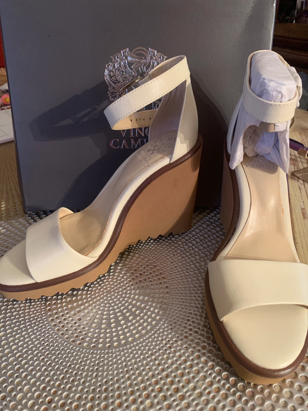 Vince Camuto   Wedge Sandals - Size 8.5M - photo 2
