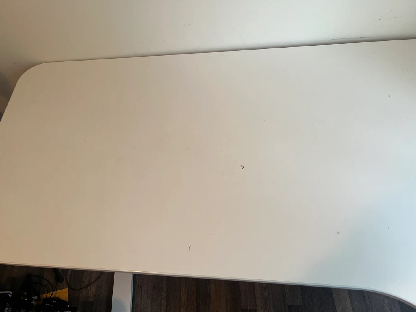 Adjustable White L-Shaped Standing Desk - photo 3