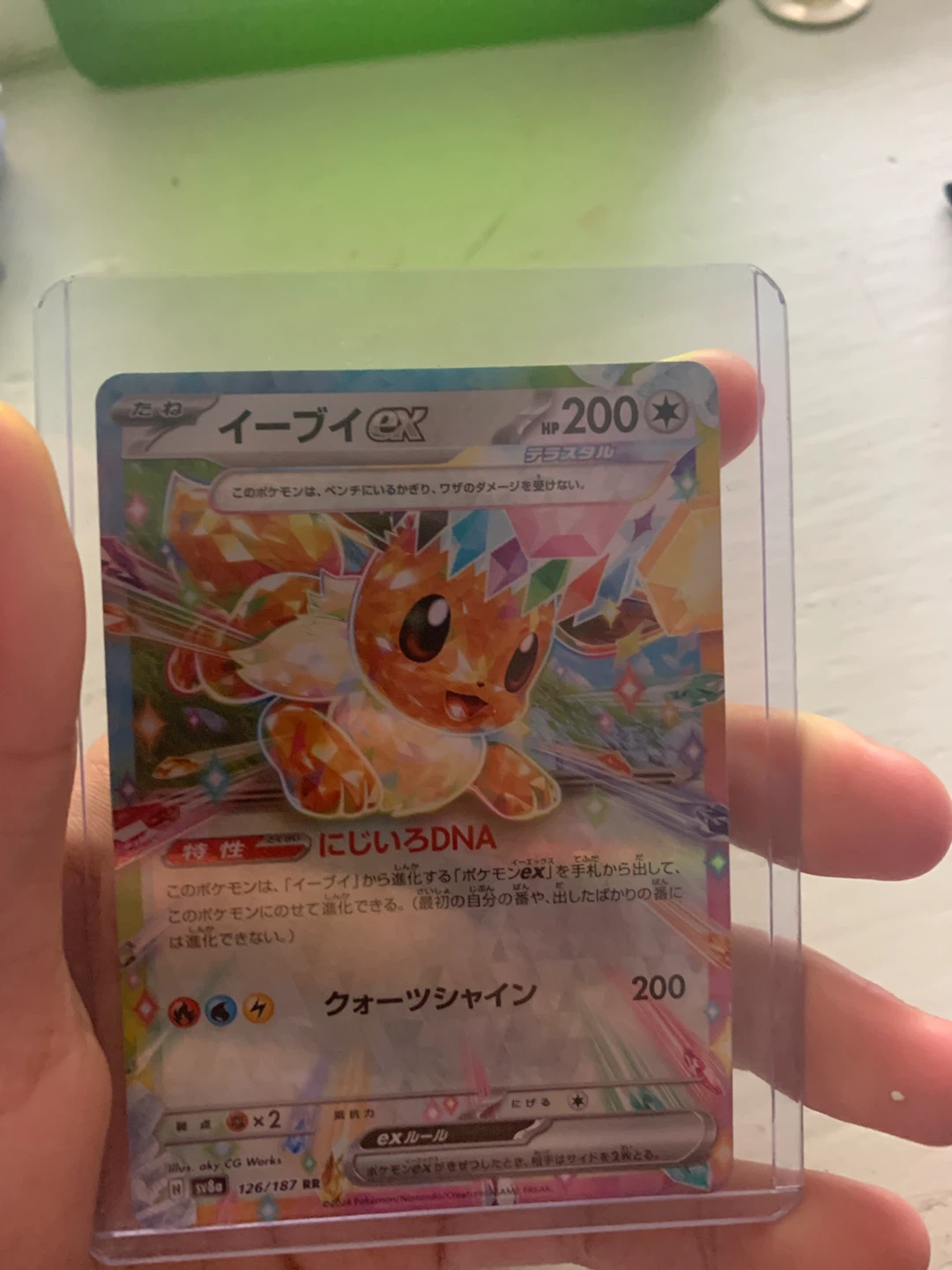 Pokémon Eevee EX Card