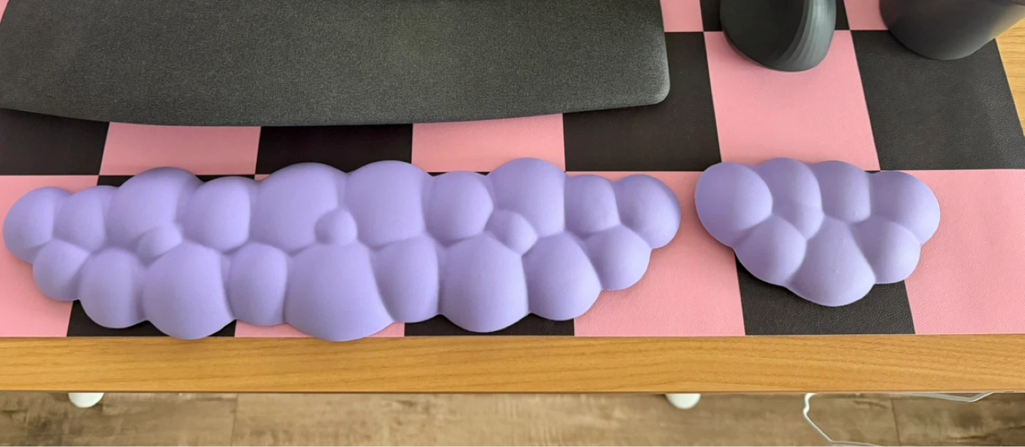 Purple Bubble Wrist Rests (2 pcs)