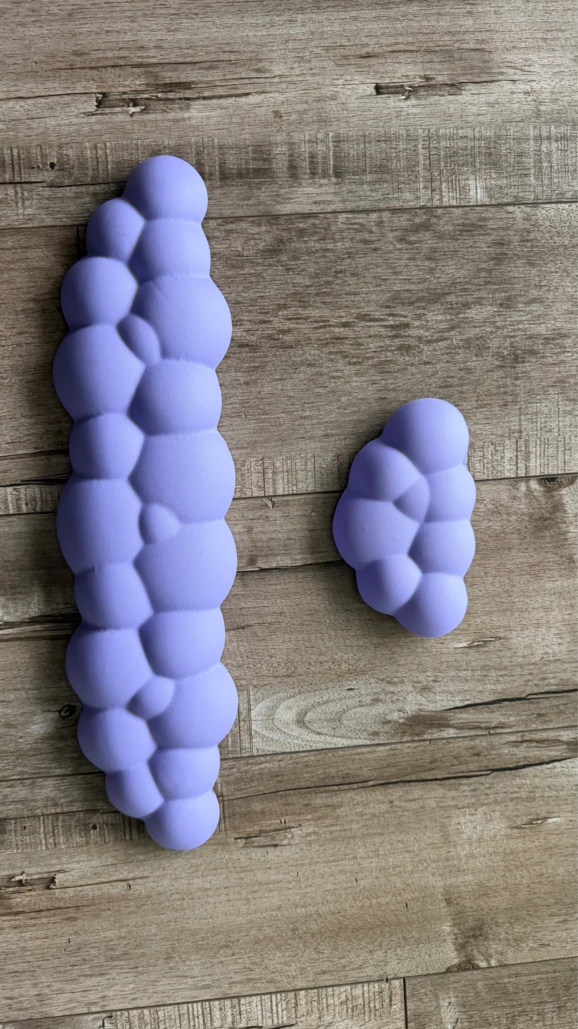 Purple Bubble Wrist Rests (2 pcs) - photo 2