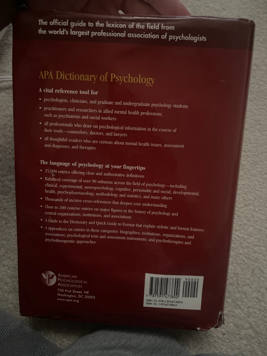 APA Dictionary of Psychology - photo 2