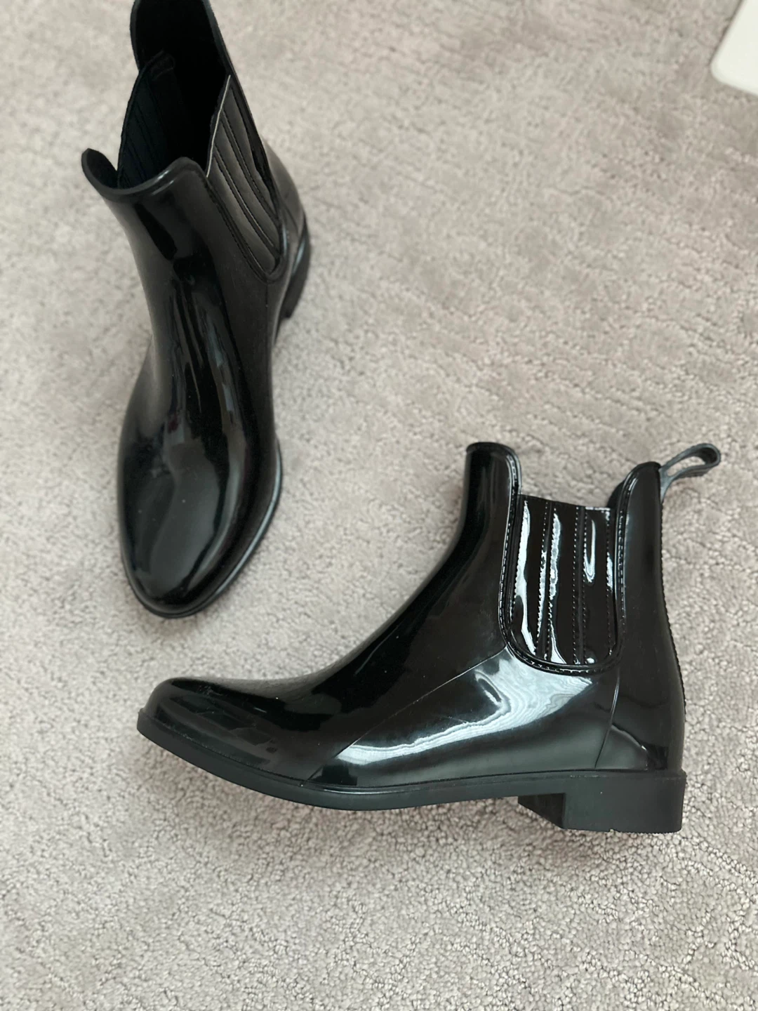 Black Chelsea Rain Boots - photo 2
